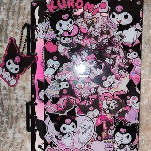 Kuromi Pink & Black Character Binder